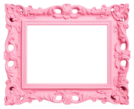 PNG Vintage frame pink decorative.