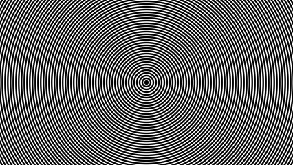 Illustration of black circle on white background.