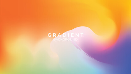 Background gradient minimalist colorful template