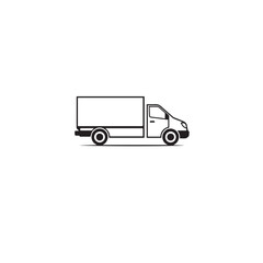 BasicDelivery Truck Vector Illustration eps