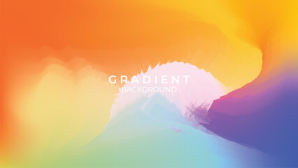 Background gradient minimalist colorful template