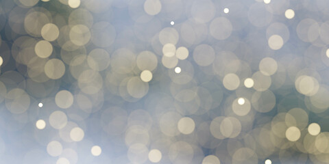 Dreamy Bokeh Background with Golden Lights