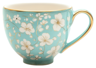 PNG Cup pattern ceramic accents.