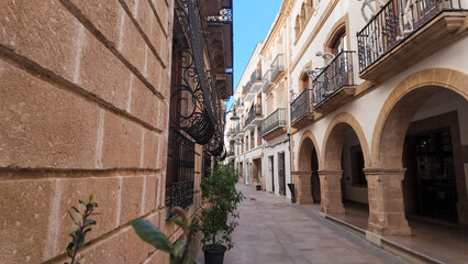 Preciosa imagenes de las Calles de Javea en Alicante (España) , historico, casco viejo, calles...
