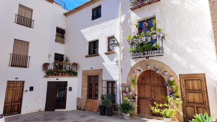 Preciosa imagenes de las Calles de Javea en Alicante (España) , historico, casco viejo, calles...