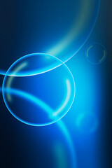 Blue water drops on gradient background bubble color concept graphic for illustration
