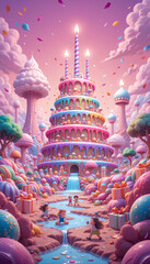 The Whimsical Cake Land of Eternal Celebration