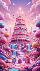 The Whimsical Cake Land of Eternal Celebration