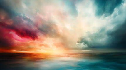 Obraz premium holographic abstract design with futuristic elements and a glossy aesthetic 