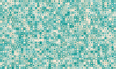 Symmetrical cube design with soft colours. Perfect for contemporary textiles, repeat prints, and ornate backgrounds, adding a touch of visual simplicity.