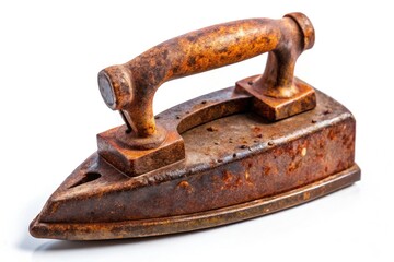 Weathered iron texture: grunge background, vintage metal, isolated, rusty, old. Stock photo with metal surface detail.