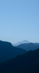 Obraz premium clouds over the mountains