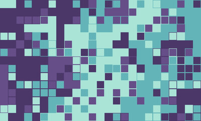 Surface illusion pixelated classic. Edge variation block trendy. Wrapping paper geometrical craft card.