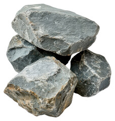 Fototapeta premium PNG Heavy rocks mineral ammunition collection.