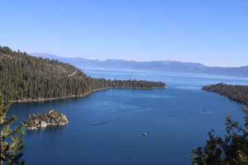 Lake Tahoe in the mountains