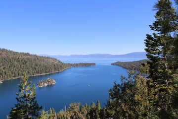 Lake Tahoe in the mountains