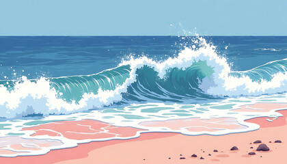 wave on the sea
