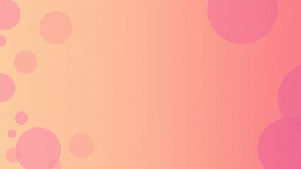 a close up of a pink and yellow background with bubbles