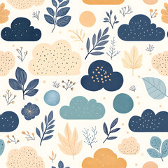 Collection of Tile Patterns Featuring Intricate Geometric and Floral Motifs, Hand-Drawn Doodles, and Traditional Ethnic Designs in Muted and Vibrant Color Palettes
