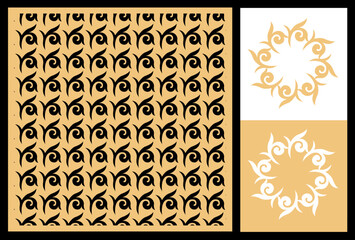 Laser cut and print design