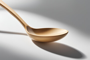 Natural spoon made of bamboo