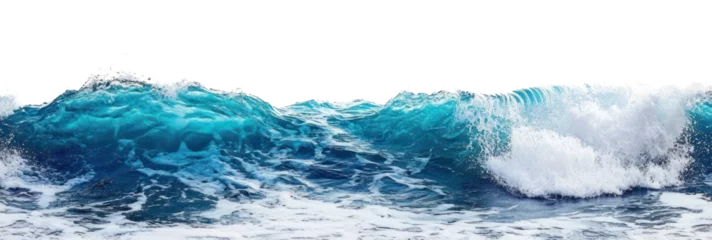 Foto op Canvas PNG A ocean wave border water waves sea. © Rawpixel.com