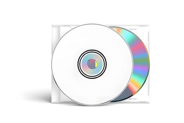 Illustration: CD in a transparent plastic case.