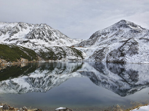 설경,호수,봉우리,알프스,알펜루트,Alpine Route,다테야마구로베,Tateyama Kurobe,도야마현,일본