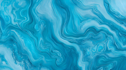 Fototapeta premium Abstract swirling blue paint texture background, ideal for design projects