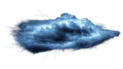 PNG Thunder storm cloud lightning thunderstorm phenomenon.