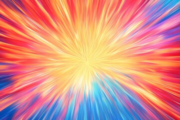 Fototapeta premium A vibrant gradient background with festival fireworks colors.featuring bright reds, blues, and yellows.conveying excitement and celebration.ideal for event promotions and festive content