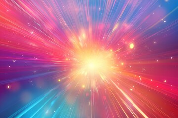 A vibrant gradient background with festival fireworks colors.featuring bright reds, blues, and yellows.conveying excitement and celebration.ideal for event promotions and festive content