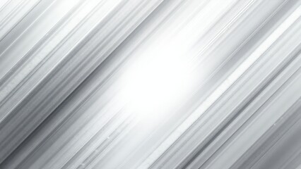 Obraz premium Diagonal streaks dance through a mesmerizing white-to-gray gradient, converging into an ethereal white heart at eye level—a captivating blend of abstract elegance