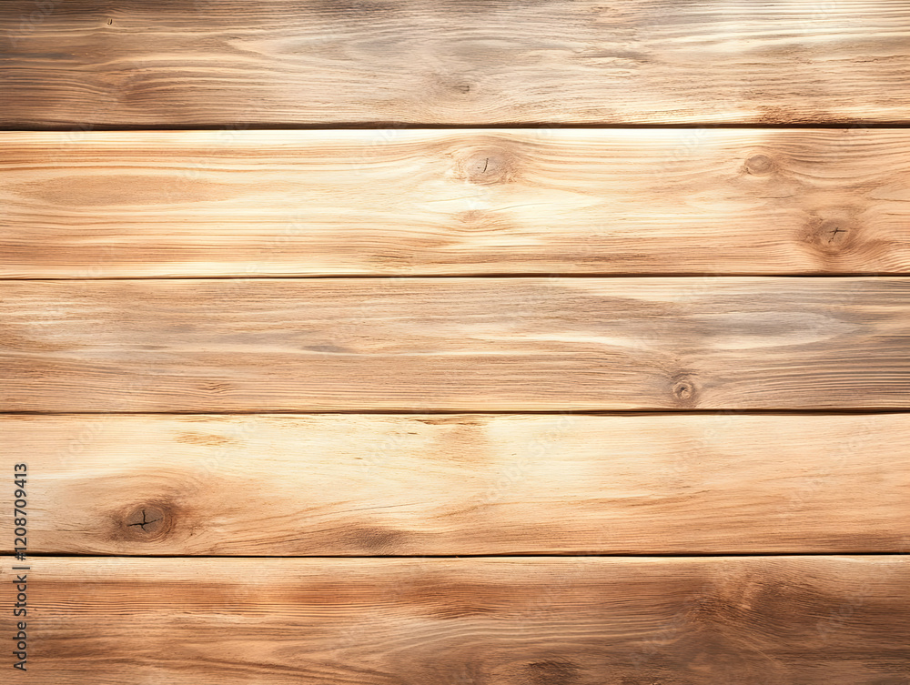 Poster natural wooden planks form a rustic and textured surface background for design or display.