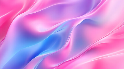 Fototapeta premium Abstract Pink and Blue Swirling Wave Design