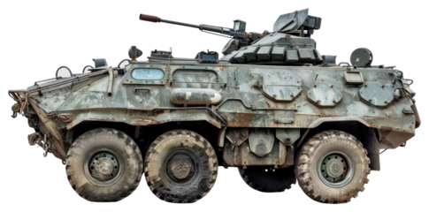 PNG Armored military vehicle transportation technology equipment.