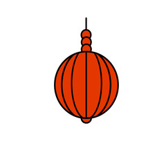 Lampion icon vector