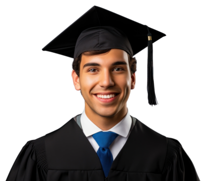 PNG Young university graduate Argentinian woman graduation student smile. - Powered by Adobe