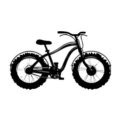 Fototapeta premium vector logo bike outdoor bicycle mountain silhouette
