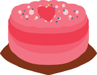 a food cake pink valentine love day