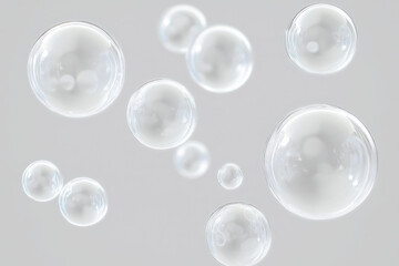 PNG A group of transparent bubbles floating spheres bathroom indoors.