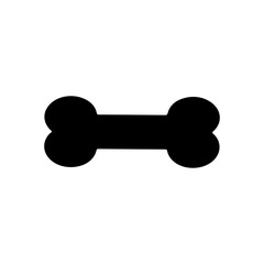 Dog bone clip art design on plain white transparent isolated background for card, shirt, hoodie, sweatshirt, apparel, card, tag, mug, icon, poster or badge