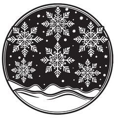 Winter Snowflakes Vector Art, Icons, and Graphics
