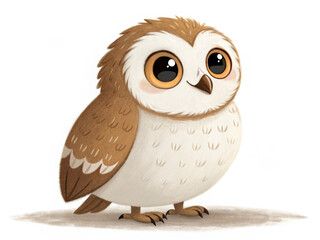 owl. owl, bird, cartoon, animal, illustration, vector, cute, nature, tree, wise, art, branch, brown, character, feather, drawing, design, wildlife, animals, eyes, wild, fun, icon, birds, funny
