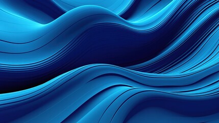 Obraz premium Blue background with lines. Generative AI