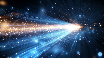 Naklejka premium Futuristic luxurious black and neon blue background with metallic reflections representing chaos, technology, innovation, and sleek design with dynamic energy and modern aesthetics minimalistic bright