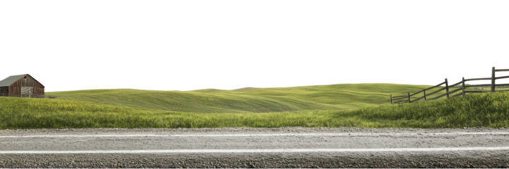 PNG Real asphalt road countryside landscape nature.