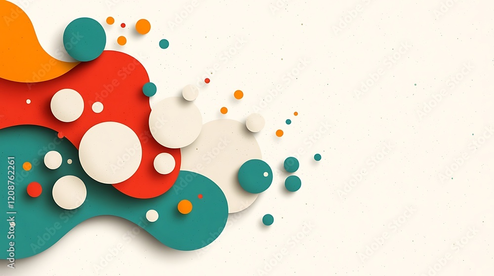 Poster modern graphic design dynamic abstract backgrounds in a pastel color artistic environment