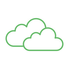 Obraz premium Clouds Icon