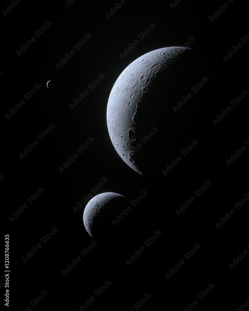 Poster exploring uranus and its moons in detail a cosmic journey through space celestial environment scient